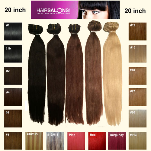 20 Inch Clip In Remy Human Hair Extensions 100g